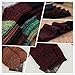 Santwo Color Block Warm Wool Blend Knited Lace Trim Hold-up Boot Crew Socks Winter Leg Warmer 5 Pairs, Multicoloured 2(5 Pairs), Large