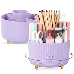 SKYDUE 2 Pack Pen Holder, 360 Degree Rotating
