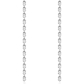 Silver Long Crystal Line Teardrop Earrings Rhinestone Statement Chain Dangle Earrings for Women Bridal Wedding Party