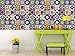 Tile Stickers 24 PC Set Authentic Traditional Talavera Tiles Stickersl Bathroom & Kitchen Tile Decals Easy to Apply Just Peel & Stick Home Decor 6x6 Inch (Kitchen Tile Stickers M)