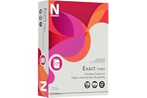 Neenah® Extra-Heavyweight Exact® Index Card Stock, 110 Lb., 8 1/2" x 11", Gray, Pack Of 250 Sheets
