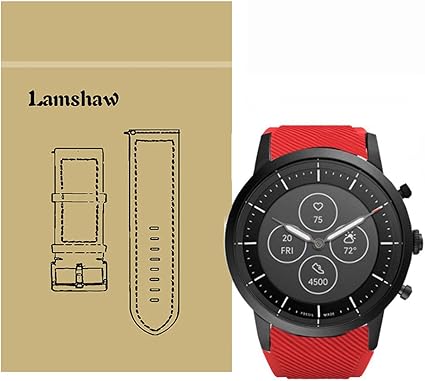 fossil smartwatch red