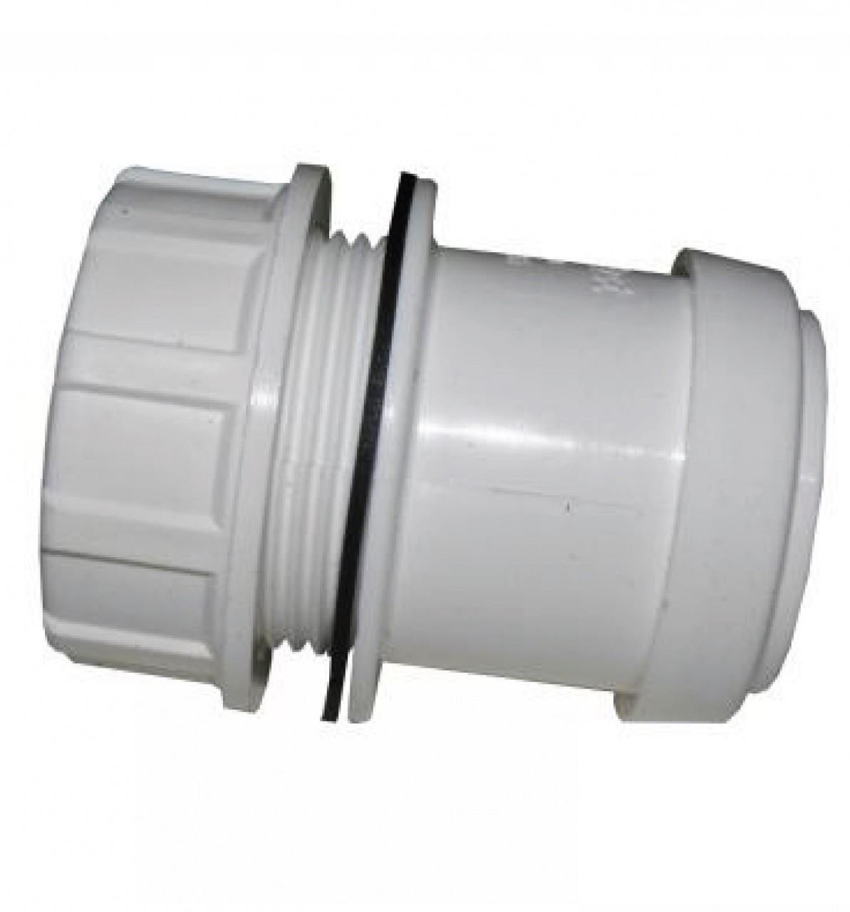 FLOPLAST 32mm White Pushfit Waste Tank Connector - Bag of 2