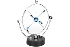 Generic Colorful Planetary System Perpetual Motion Desk Toy USB Battery Desktop Sculpture for Study Room Physics Learning