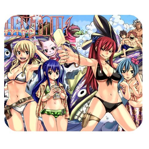 Fairy Tail Cartoon Personalized Custom Gaming Mousepad Rectangle Mouse Mat / Pad Office Accessory And Gift Design-LL1342