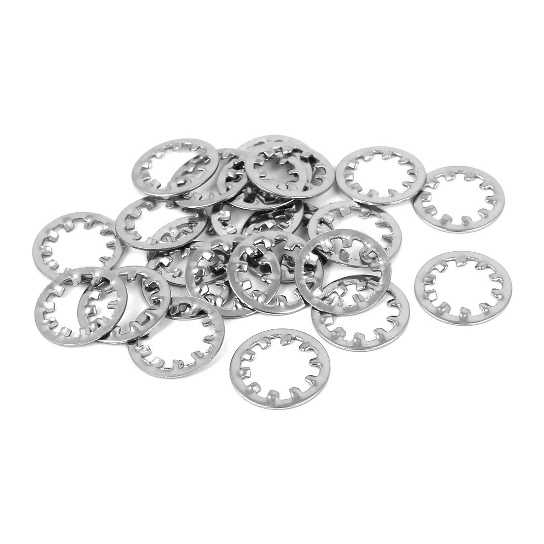 Sourcingmap M10 304 Stainless Steel Internal Washers 25 Pcs