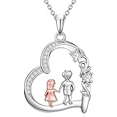 WINNICACA Sister Gifts from Sister Brother 925 Sterling Sliver Tree of Life Sisters Heart Pendant Necklaces Jewelry Gifts for Sisters from Brother Birthday Friendship Graduation Gift Ideas