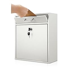 Yaocom Locking Mailbox with Key for Outdoor 12 x