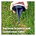 Disk Lights 4-LED Solar-Powered Auto On/Off Outdoor Lighting As Seen On TV (Set of 4; Original)