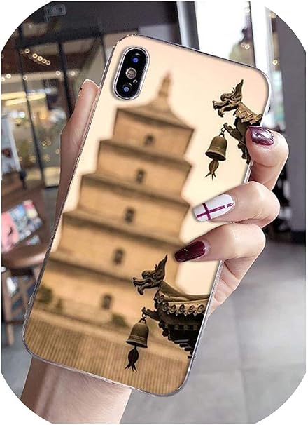 Amazon 中国風水墨画建物ノベルティfundas電話ケースiphone X Xs最大6 6 S 7 7プラス8 8プラス5 5 S Se Xr 10 Iphone Xr A8 家電 カメラ オンライン通販