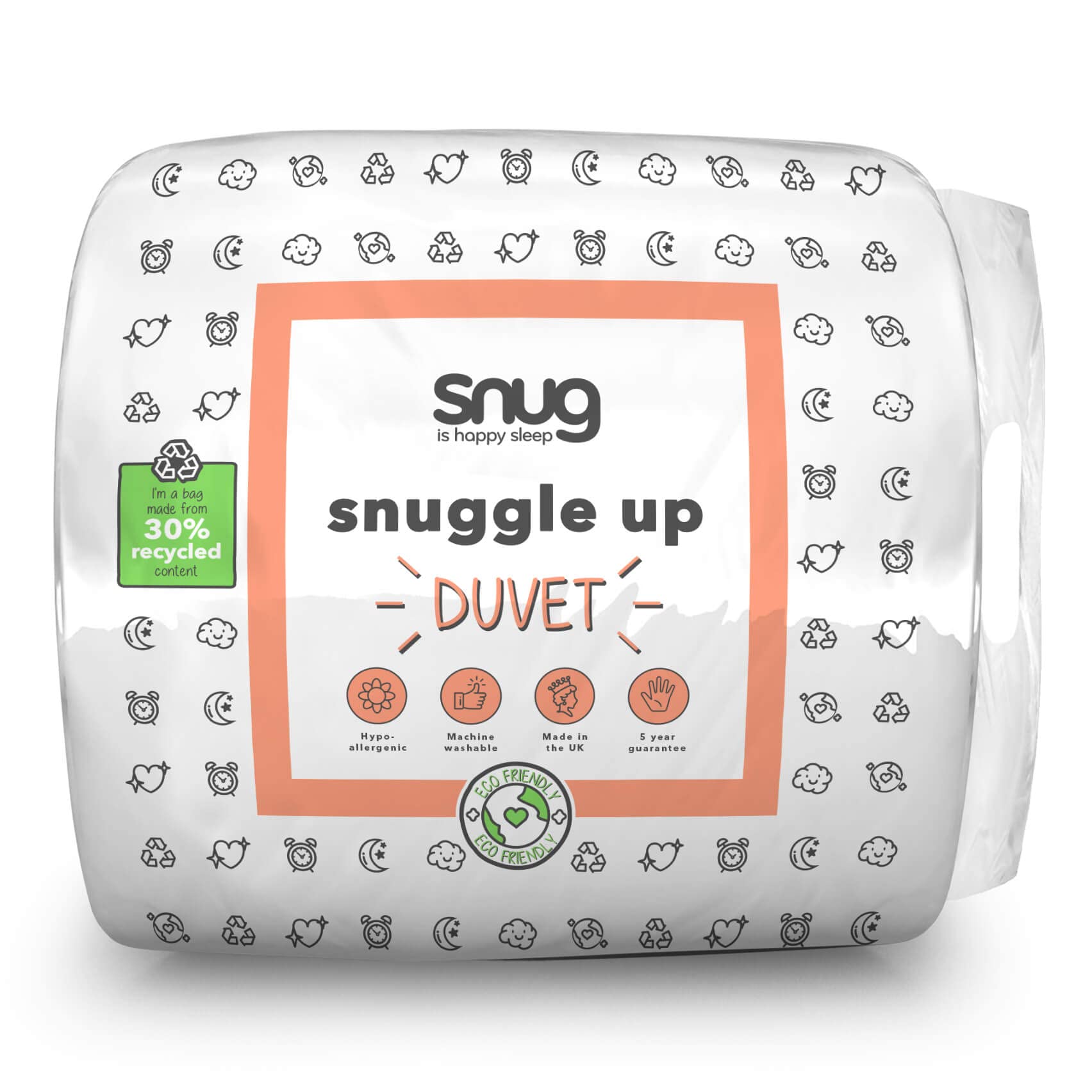Snug Snuggle Up Winter Double Duvet – 13.5 Tog Thick Warm Heavyweight Duvet Quilt Ideal for Cold Winter Nights – Hypoallergenic Machine Washable - Double