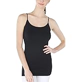 NIKIBIKI Women Seamless Basic Camisole, Made in U.S.A, One Size