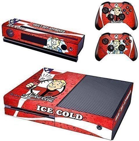 Cosines Fallout 4-Generic Full Body Screen Protector VinylSkin Decal For Xbox one Console and 2PCS Xbox one Controller Skins Stickers