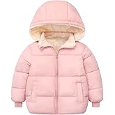 TUONROAD 1-6T Baby Girl Boy Winter Fleece Coats Toddler Warm Puffer Jackets Kids Down Alternative Outerwear
