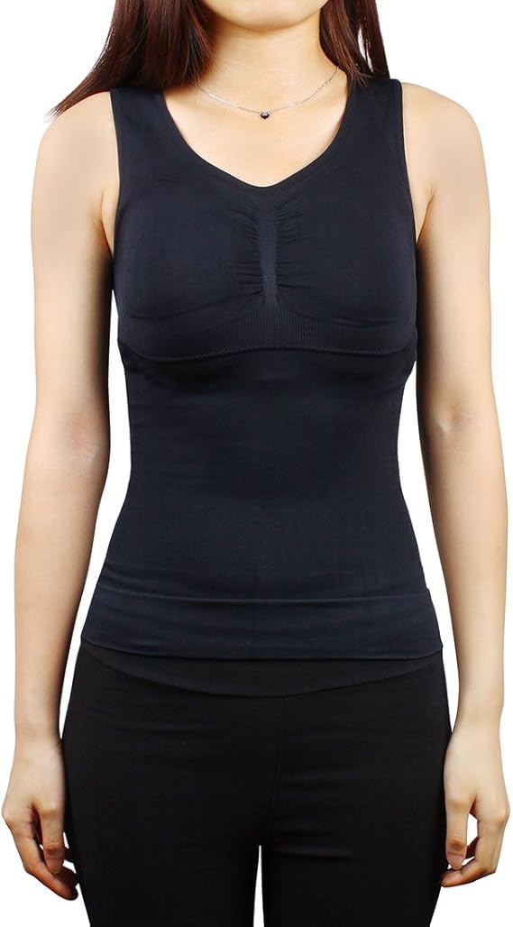 SSW05 Shapewear Vest for Women with Padding, Black SizeS Amazon.co