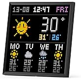 Divoom Pixoo-64 - WiFi Pixel Cloud Digital Frame with APP Control,64 X 64 LED Panel Display Frame for Gaming Room Decoration/