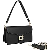 Travistar Crossbody Bags for Women Trendy - Small Cross Body Purse Shoulder Bag Leather Handbags Evening Clutch with 2 Straps