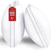 ROUMEA Pillows Standard Size Set of 2, Bed Pillows for Sleeping 2 Pack, Luxury Hotel Quality, Supportive Standard Pillows with Soft Down Alternative for Back Stomach Side Sleepers, Machine Washable