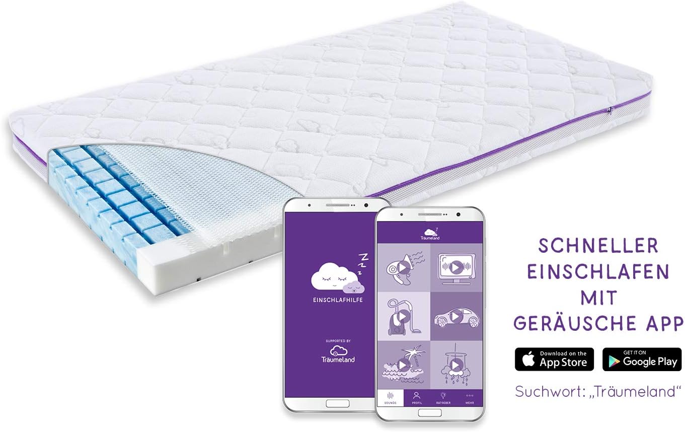 Traeumeland Premium Breeze Baby Mattress, 70 x 140 cm, Muli Color, 70x140 cm (1er Pack) - Image 3