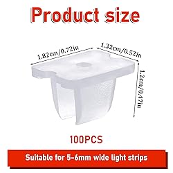 Waterproof LED Strip Mounting Clips Holder Mounting