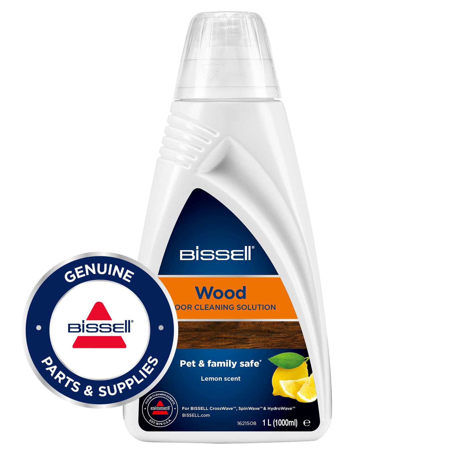 BISSELL Wood Floor Formula | For Use In BISSELL Multi-Surface Cleaners | Fresh Citrus Scent | 1L, White
