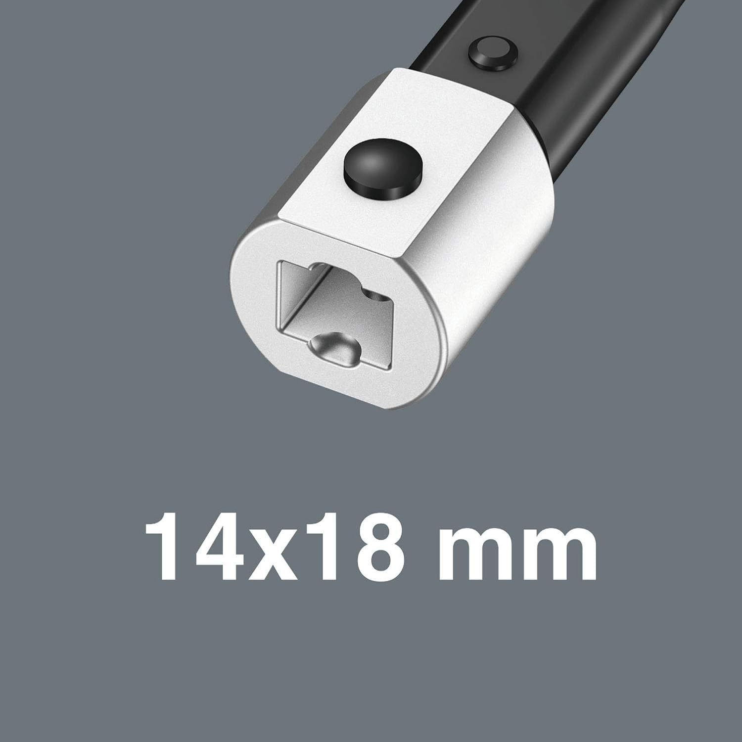 Wera 05075656001 Click Torque x 6 for Insert Tools Torque Wrench 80-400 Nm, 14x18 mm, Black, 14x18, 80-400 Nm - Image 4