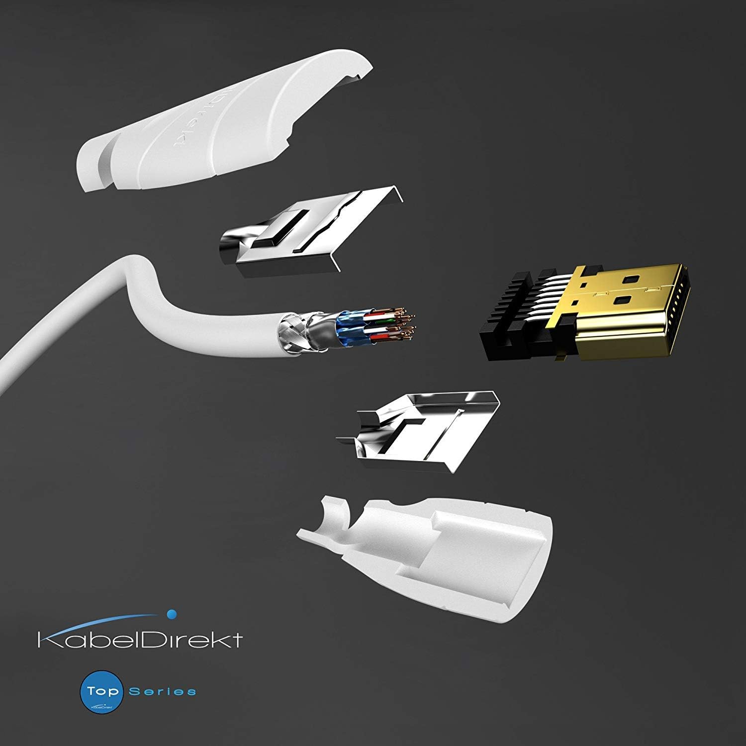 KabelDirekt, 8K / 4K HDMI Cable, 2m & More HDMI Cables (0.15m-22.5m), German-Engineered HDMI Lead - Image 5