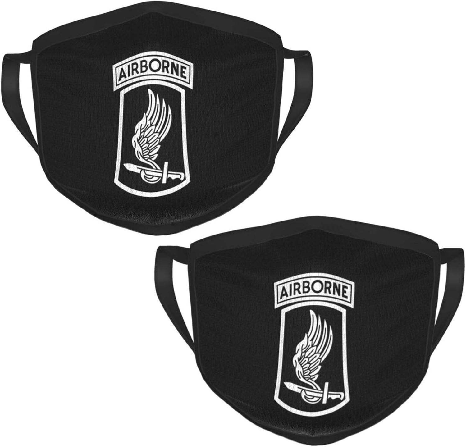 Militia Insignia 2Pack Reusable Face Mask Outdoor Unisex Dust Cloth