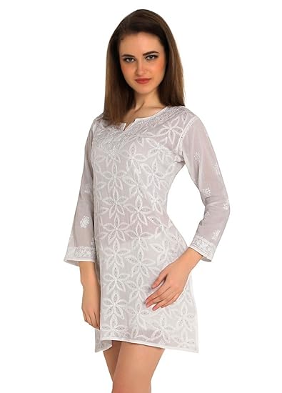 amazon chikankari kurtis