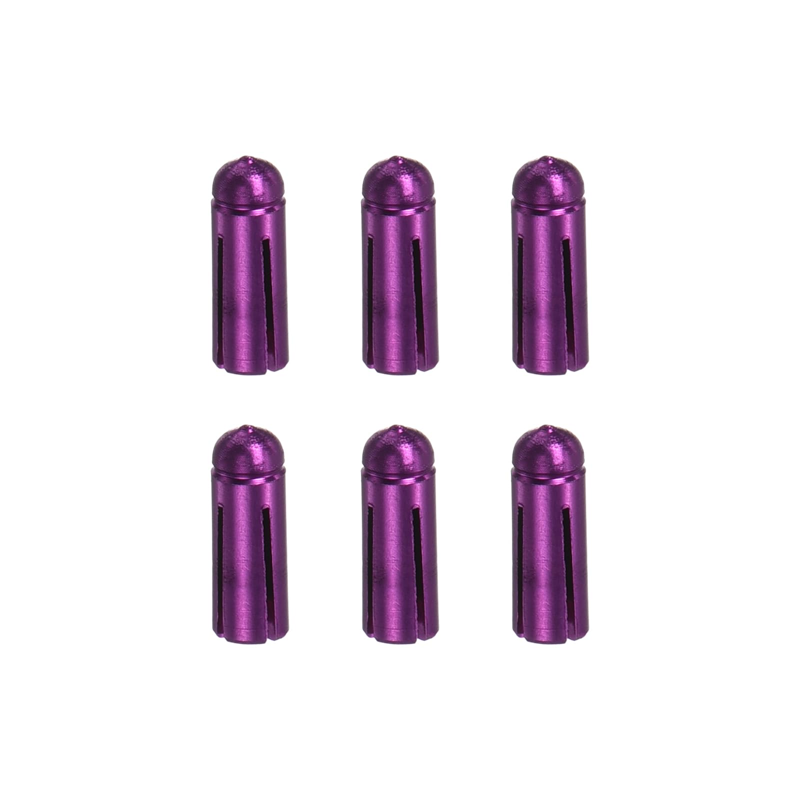 M METERXITY 6 Pack Dart Flight Protectors - Aluminum Dart Accessories, Apply to Darts Games/Party/Entertainment Purple