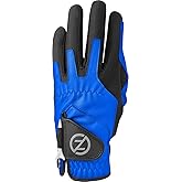 Zero Friction Men's Golf Gloves, Right Hand, One Size, Blue