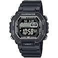 Casio MWD-100HB Series | Men's Digital Watch | (Black/Black) | 100M WR | LED Illuminator | Date Calendar | 100 SEC Chronograph | Alarm | Dual Time
