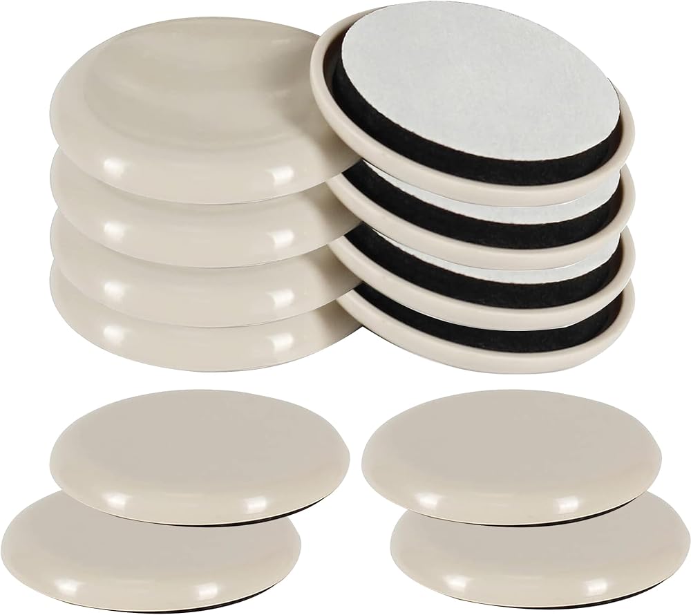 Navani Furniture Sliders for Heavy Items Washing Machine Sliders 12pcs