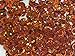 Sequins 8mm 1000/Pkg Crazy Dots Finish Orange