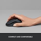 Logitech M220 SILENT Wireless Mouse 2.4 GHz 1000 DPI Ambidextrous Grey view 5