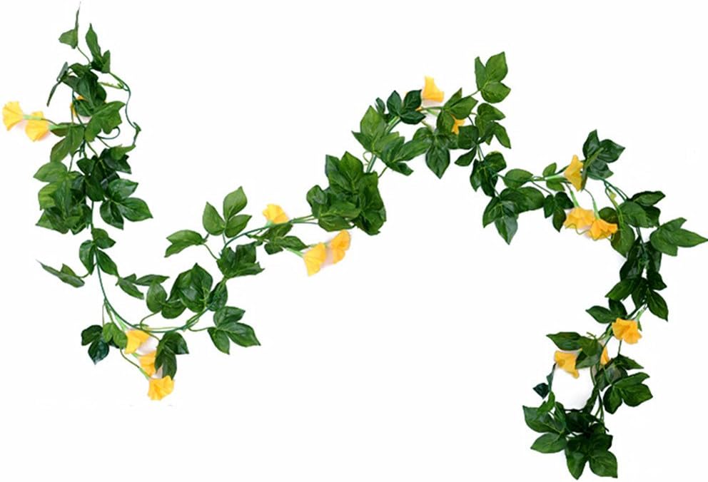 Mynse 90" Artificial Ivy Flower Vine Green Plant Home