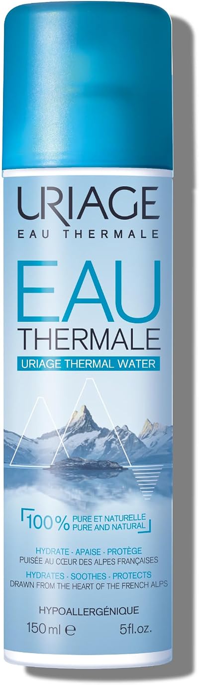 Uriage Thermal Water Spray 150ml Facial Toner Moisturizes Refreshes Soothes Dry