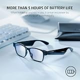 Razer Anzu Smart Glasses Large Black with Blue Light/UV Lenses view 7