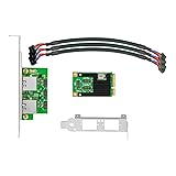 HUNTION Gigabit Network Card, 10/100/1000Mbps Dual