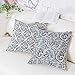 baibu Paisley Cushion Cover, Decorative Throw Pillow Cushions Covers Sham Cushion Case 1PC (Navy Blue, 18