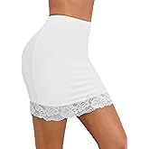 Avidlove Half Slips for Women Under Dress Non Cling Floral Lace Trim Above Knee Half Slips