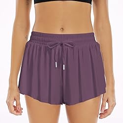Wsirmet Flowy Shorts for Women Butterfly Shorts 2