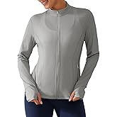 BRXL Women's UPF 50+ Sun Protection Lightweight Jacket with Thumb Holes Long Sleeve Hiking Sun Shirt with Pocket