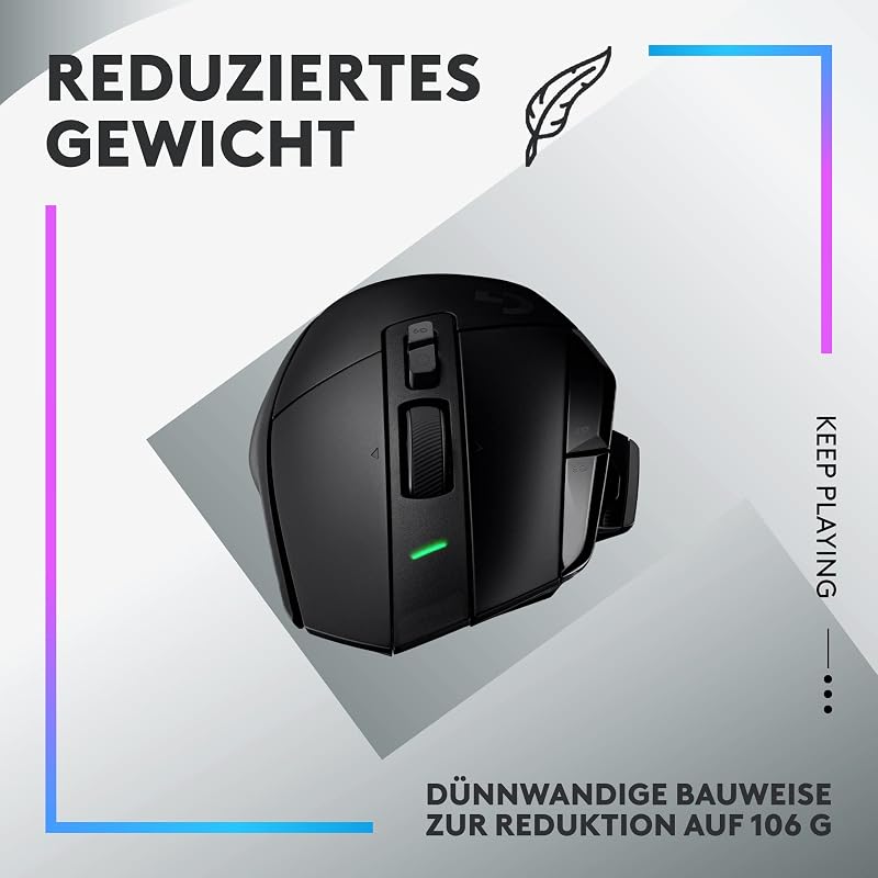 502 X PLUS LIGHTSPEED Kabellose RGB-Gaming-Maus