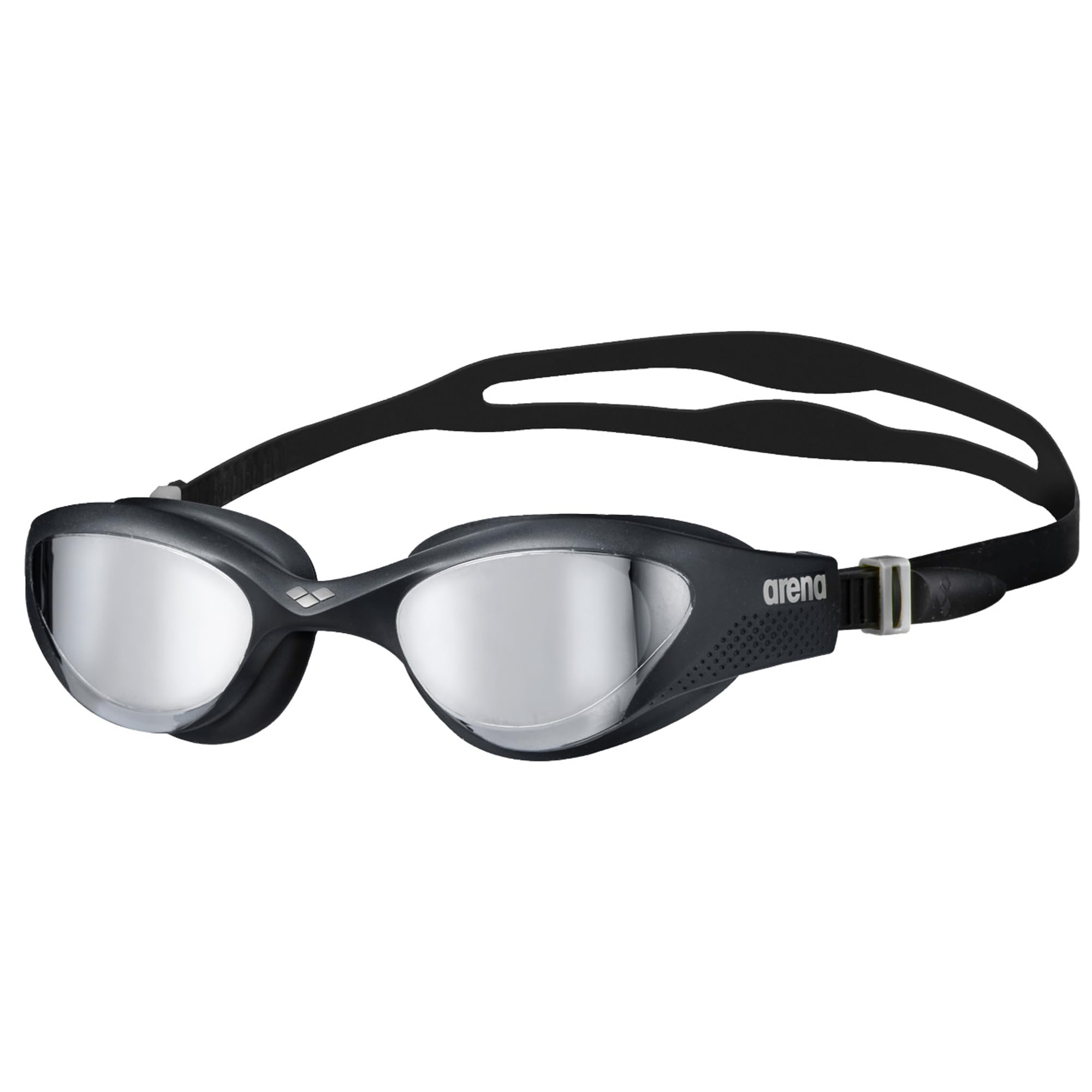 ARENA The One Mirror Unisex Adult Swim Goggles, Swimming Goggles with Wide Mirrored Lenses, Anti-Fog Treatment, UV Protection, Self-Adjusting Nose Bridge, Orbit-Proof Seals