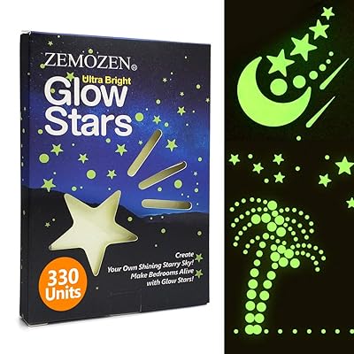 Buy Glow In The Dark Stars For Ceiling Decor 330pcs Glow In The Dark Stars Decals Decor For Ceiling Glow Stars For Ceiling Stars Stickers For Kids Bedroom Bedding Room