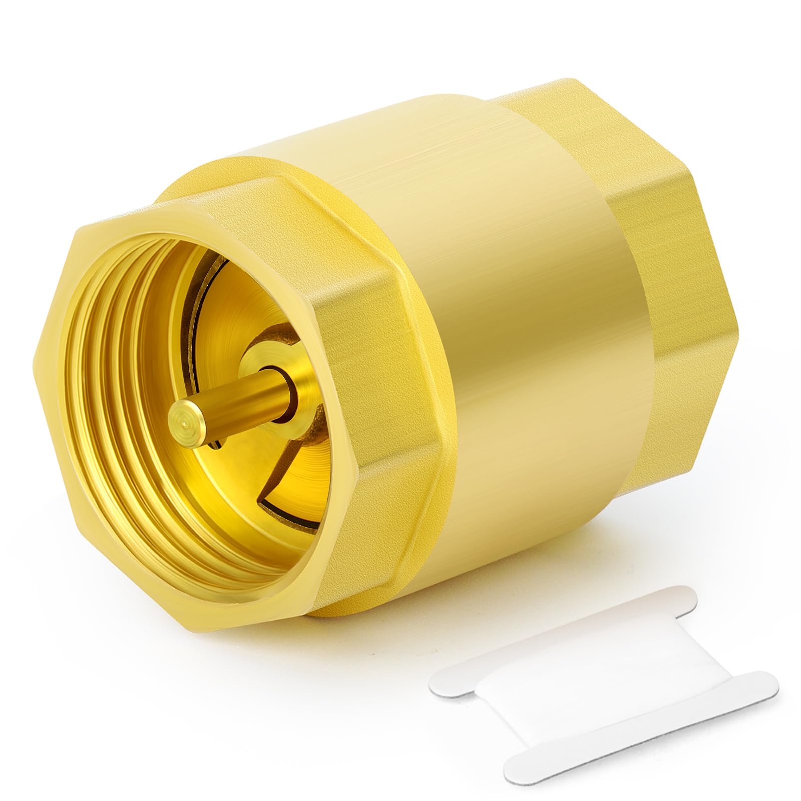 GASHER 1PCS Brass Check Valve 1-1/4" Female