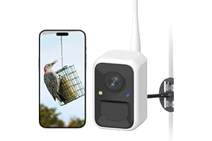NETVUE by Birdfy Smart Bird Feeder Camera, Adjustable Brackets, Auto Bird Video Capture, Instant Notifications, AI Identify 6000+ Species
