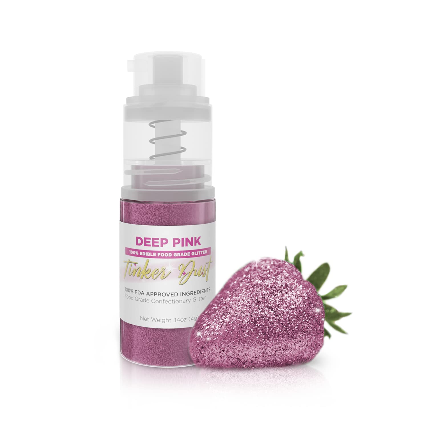 Bakell - Deep Pink Tinker Dust Edible Glitter