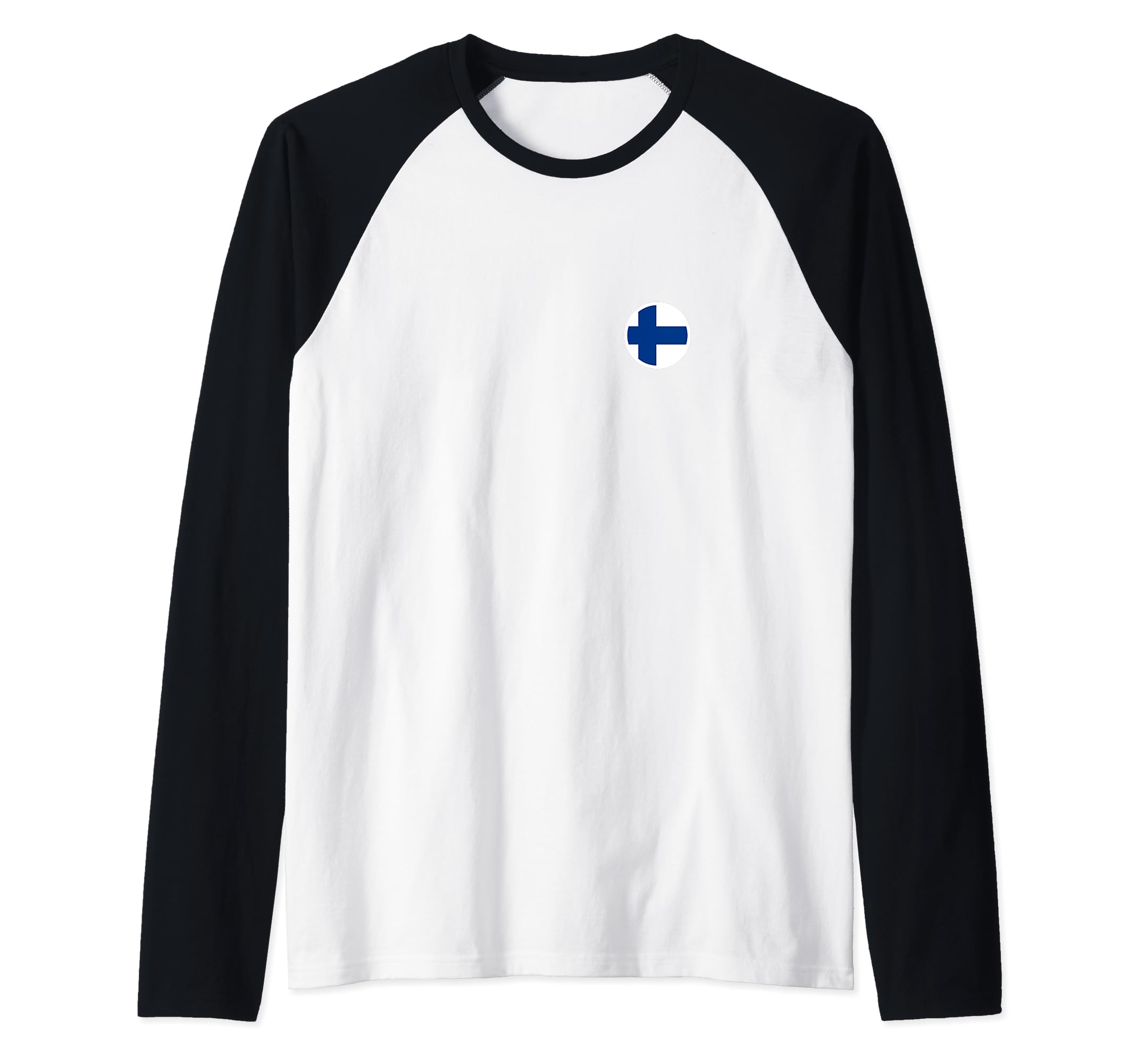 Flag Finland Raglan Baseball Tee